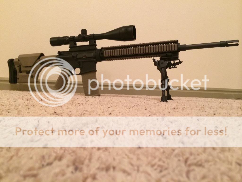 Is my scope mounted too high off my LaRue 20" upper?