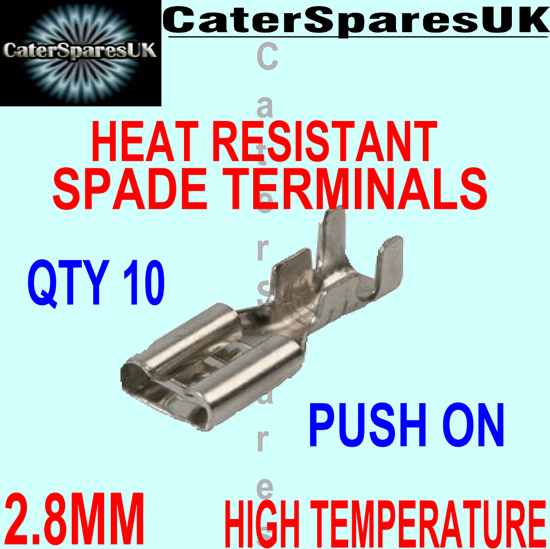 2.8MM SPADES HEAT RESISTANT HIGH TEMPERATURE CRIMP TERMINAL CABLE CATER