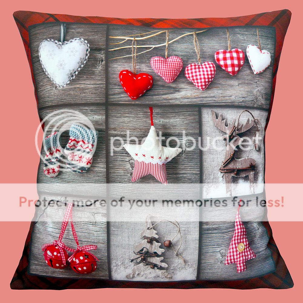 NEW Shabby Chic Patchwork Christmas Tree Decorations 16